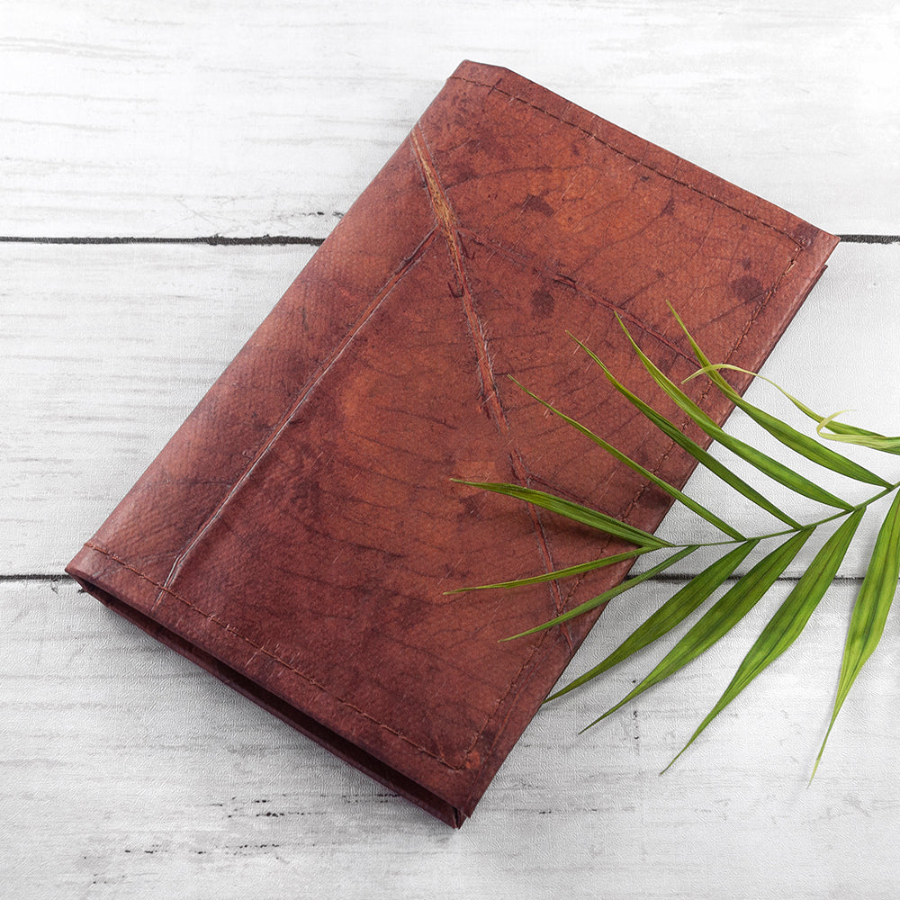 A6 Leaf Leather Notebook