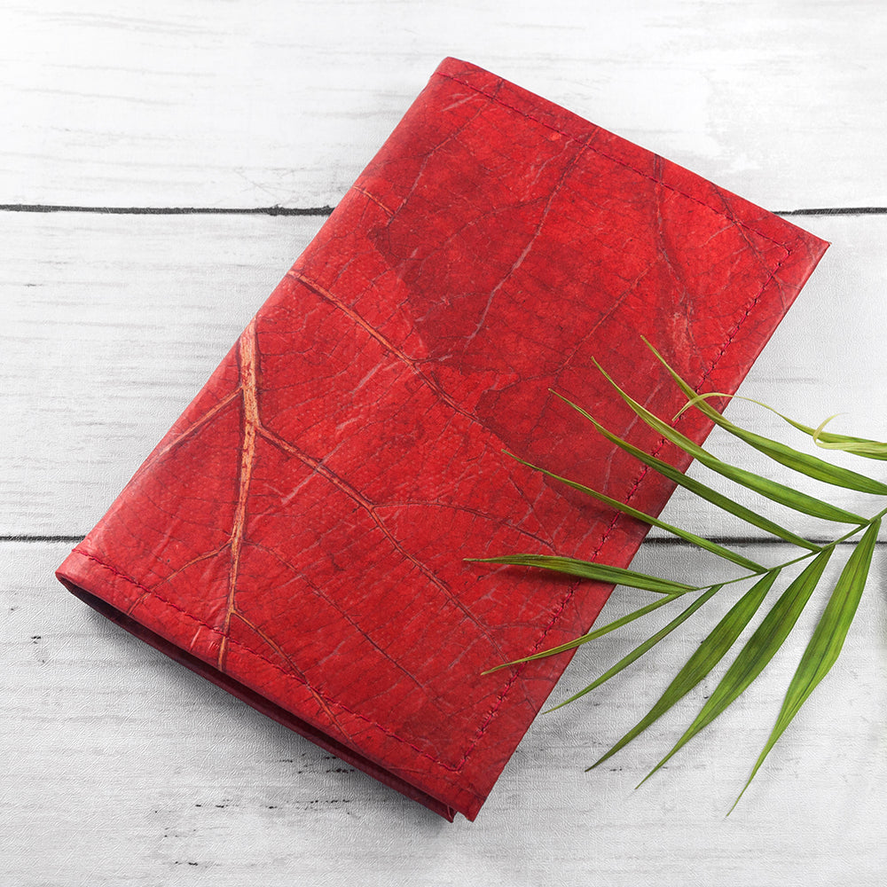 A6 Leaf Leather Notebook