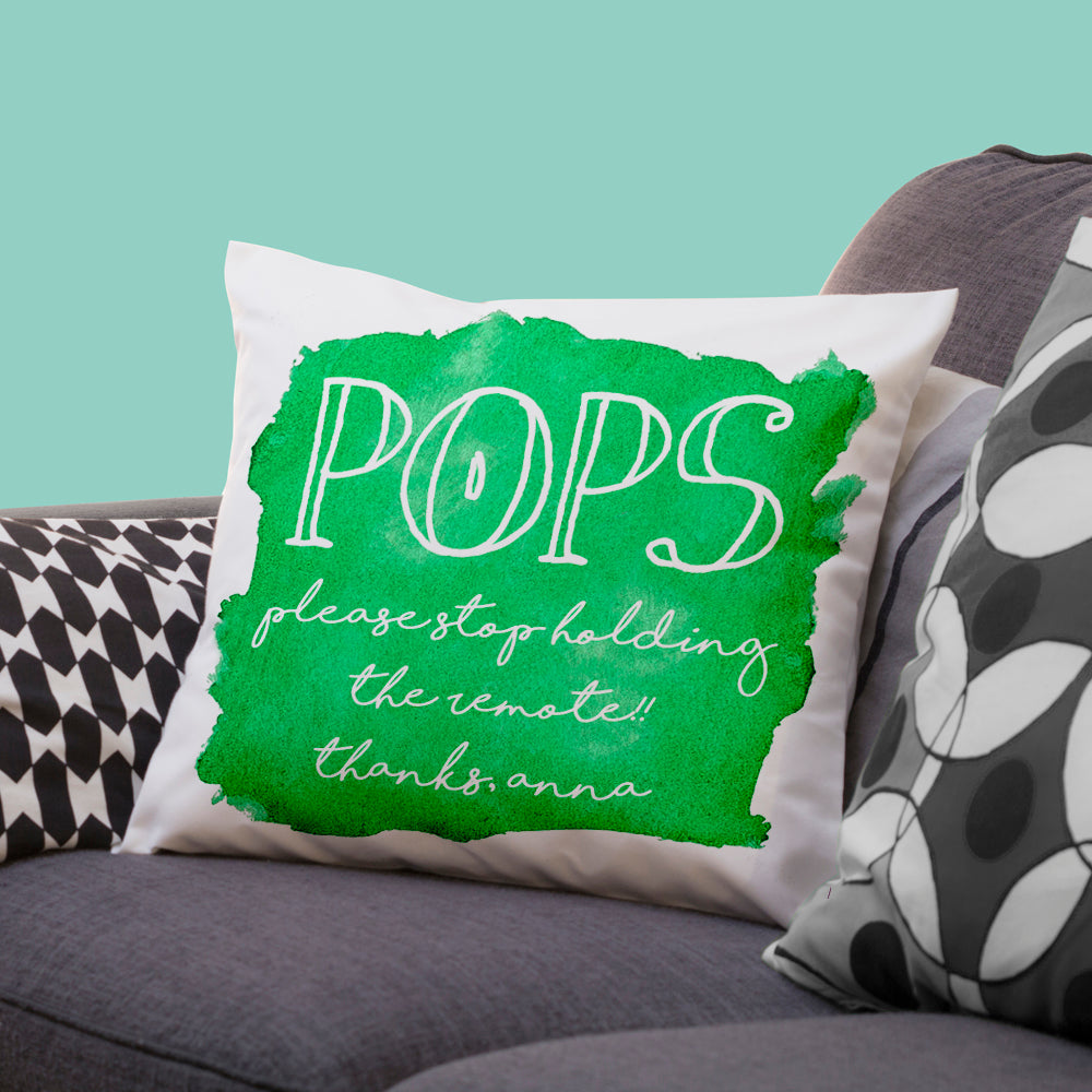 Coastal Watercolour Cover Personalised Cushion Cover