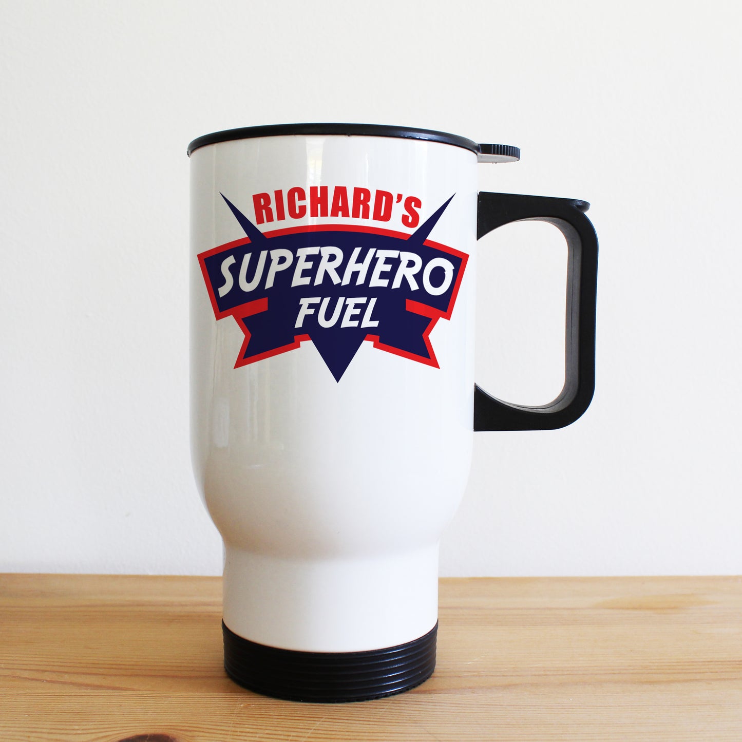 Dad's Superhero Fuel Travel Mug