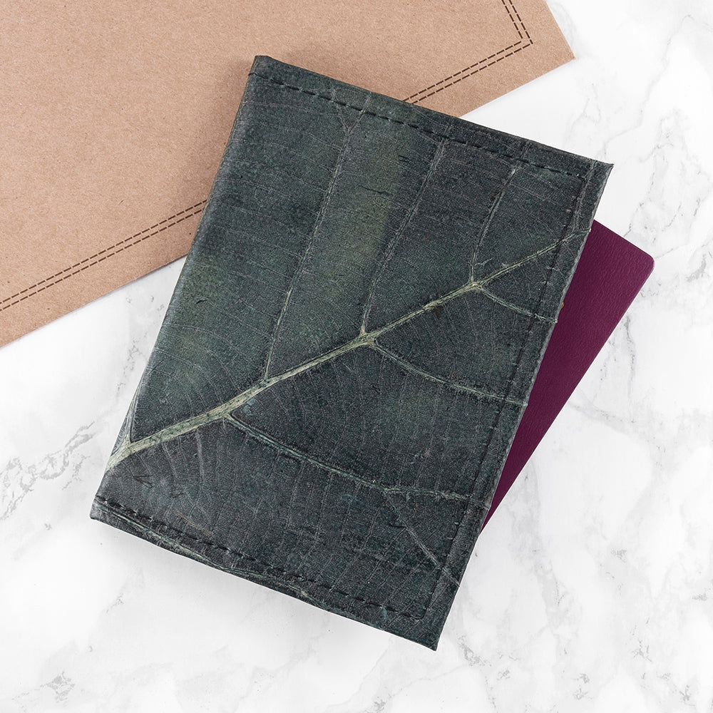 Leaf Leather Passport Cover