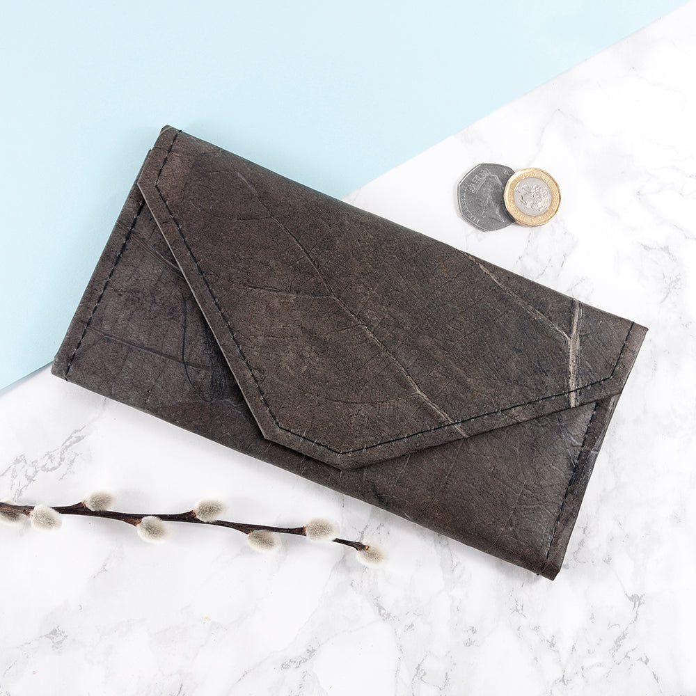 Leaf Leather Women's Envelope Wallet