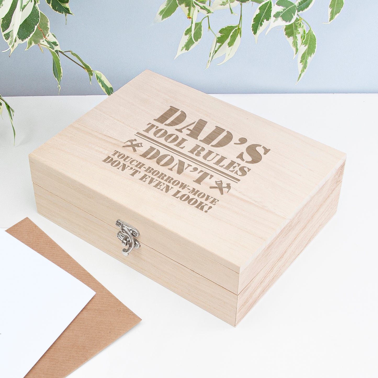 Personalised His Tools His Rules Tool Box