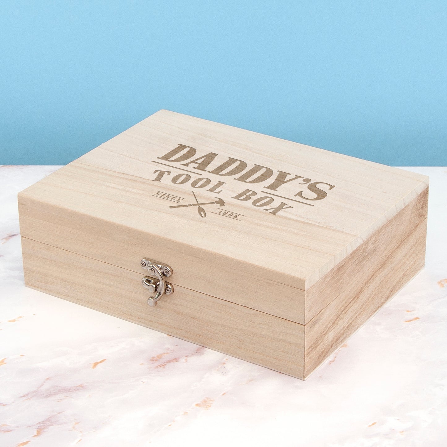 Personalised Wooden Tool Box