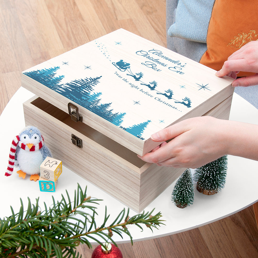 Personalised T'was The Night Before Christmas Box