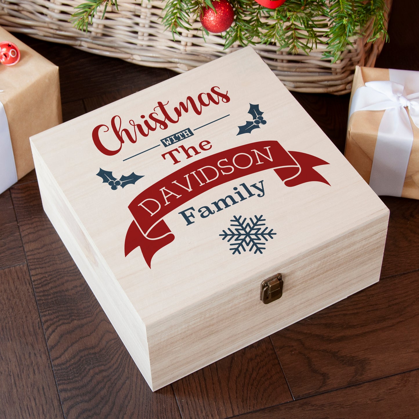 Personalised Our Family's Christmas Eve Box
