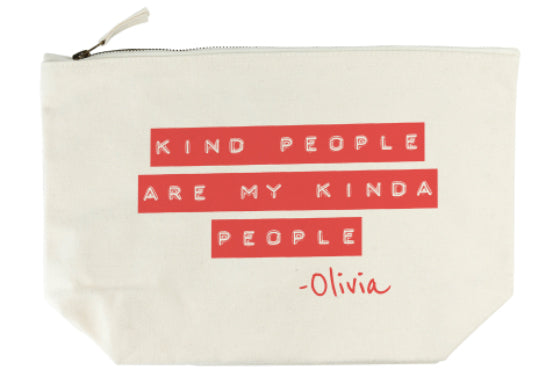 Kind People (Red) Wash Bag