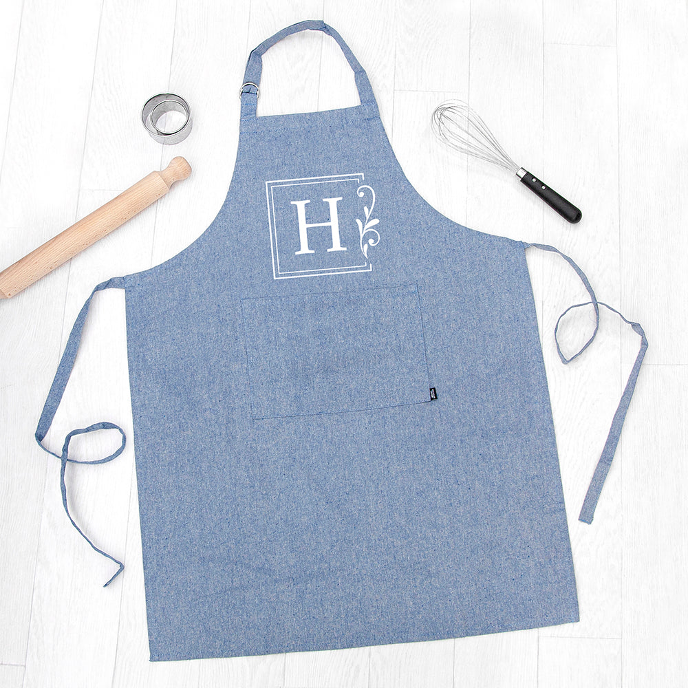 Personalised Classy Initial Apron