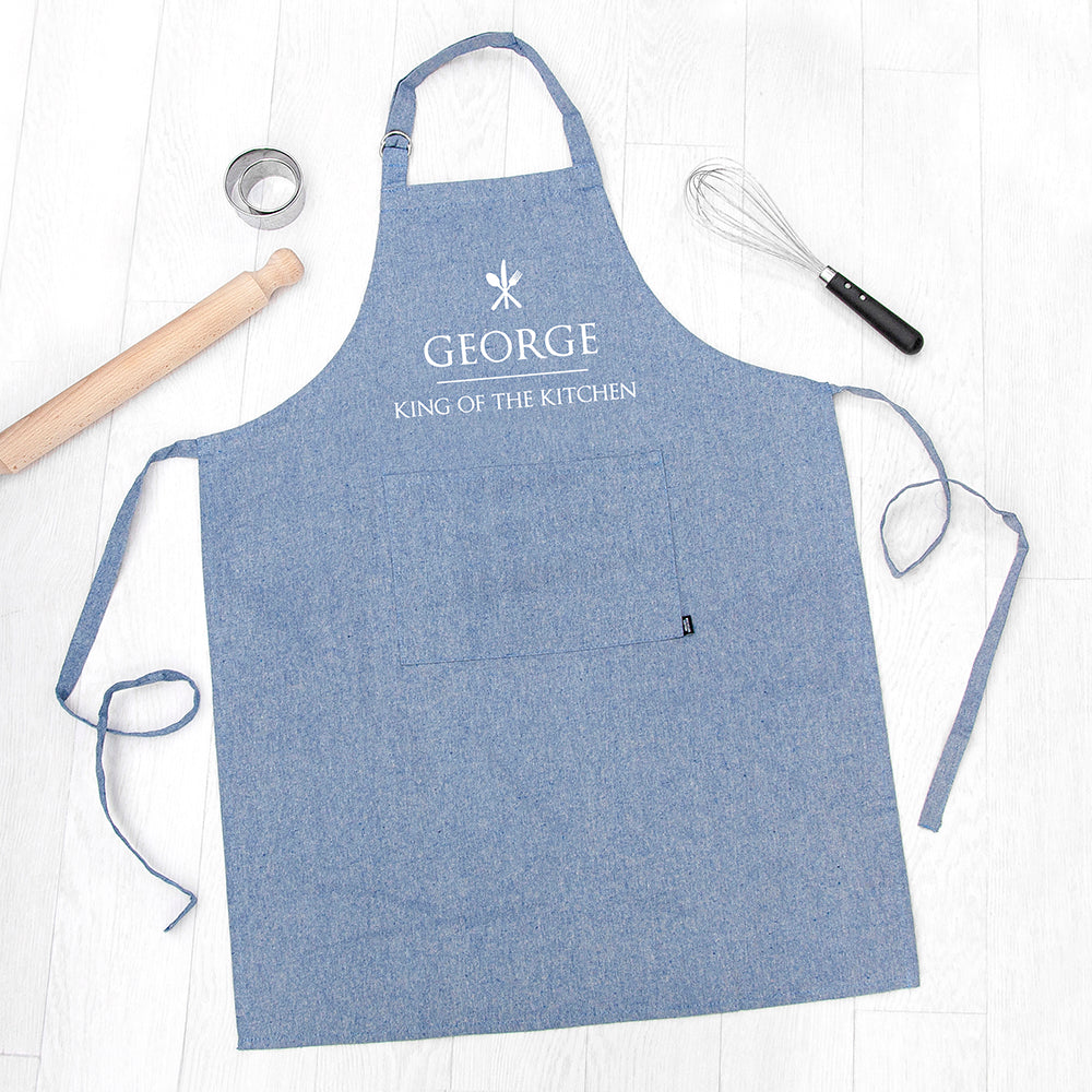 Personalised King of the Kitchen Apron
