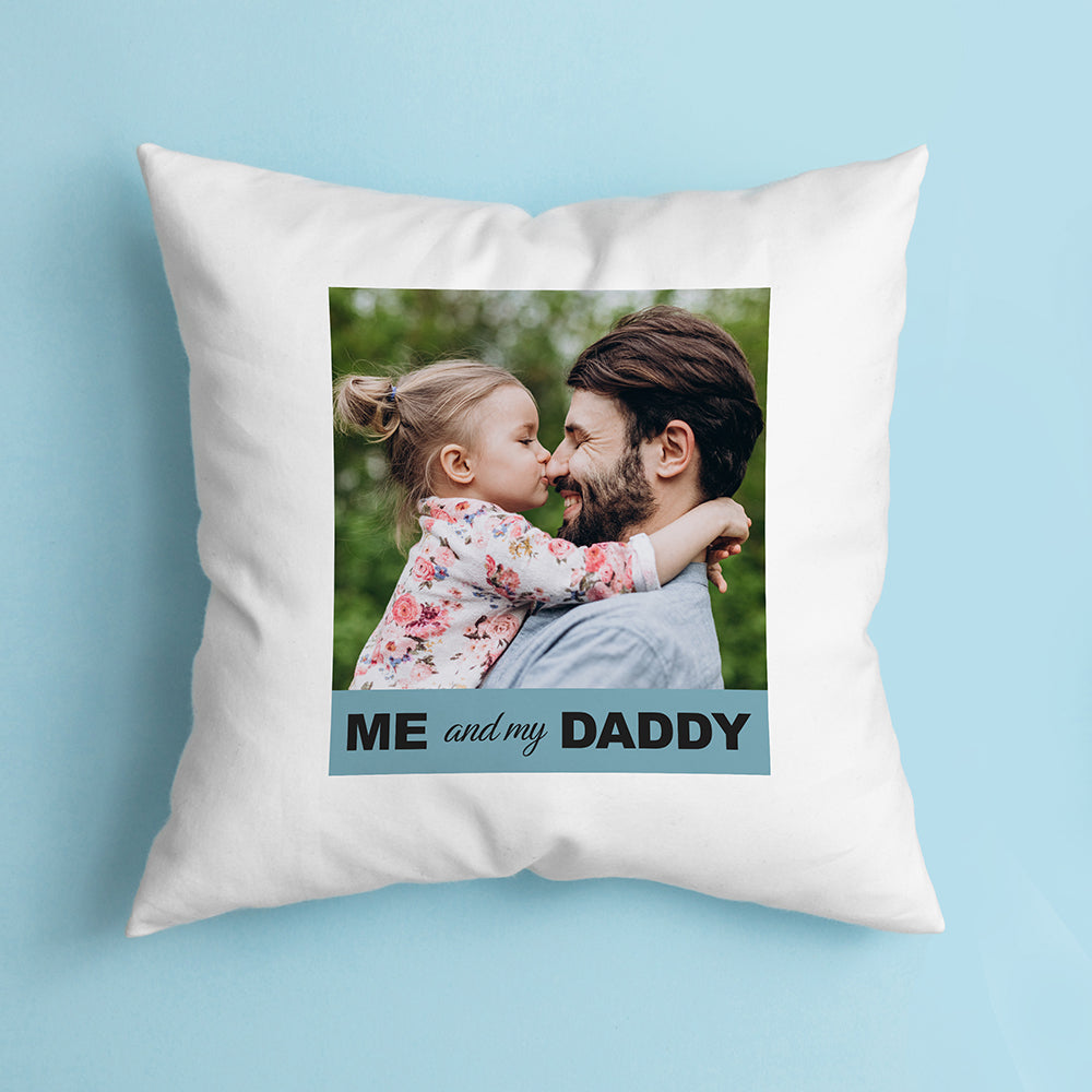 Dad’s Personalised Photo Cushion Cover