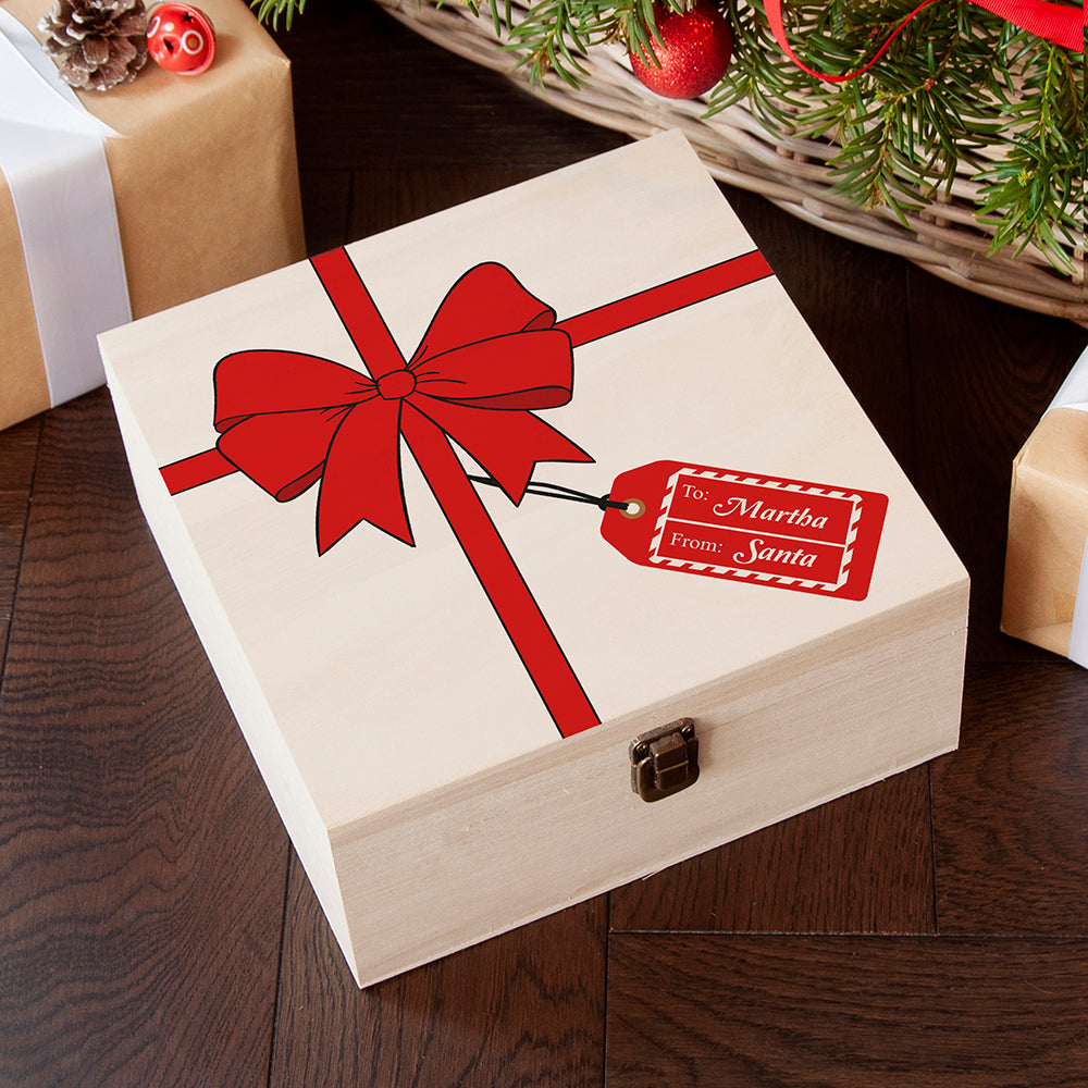 Personalised All Wrapped Up Christmas Eve Box - Medium