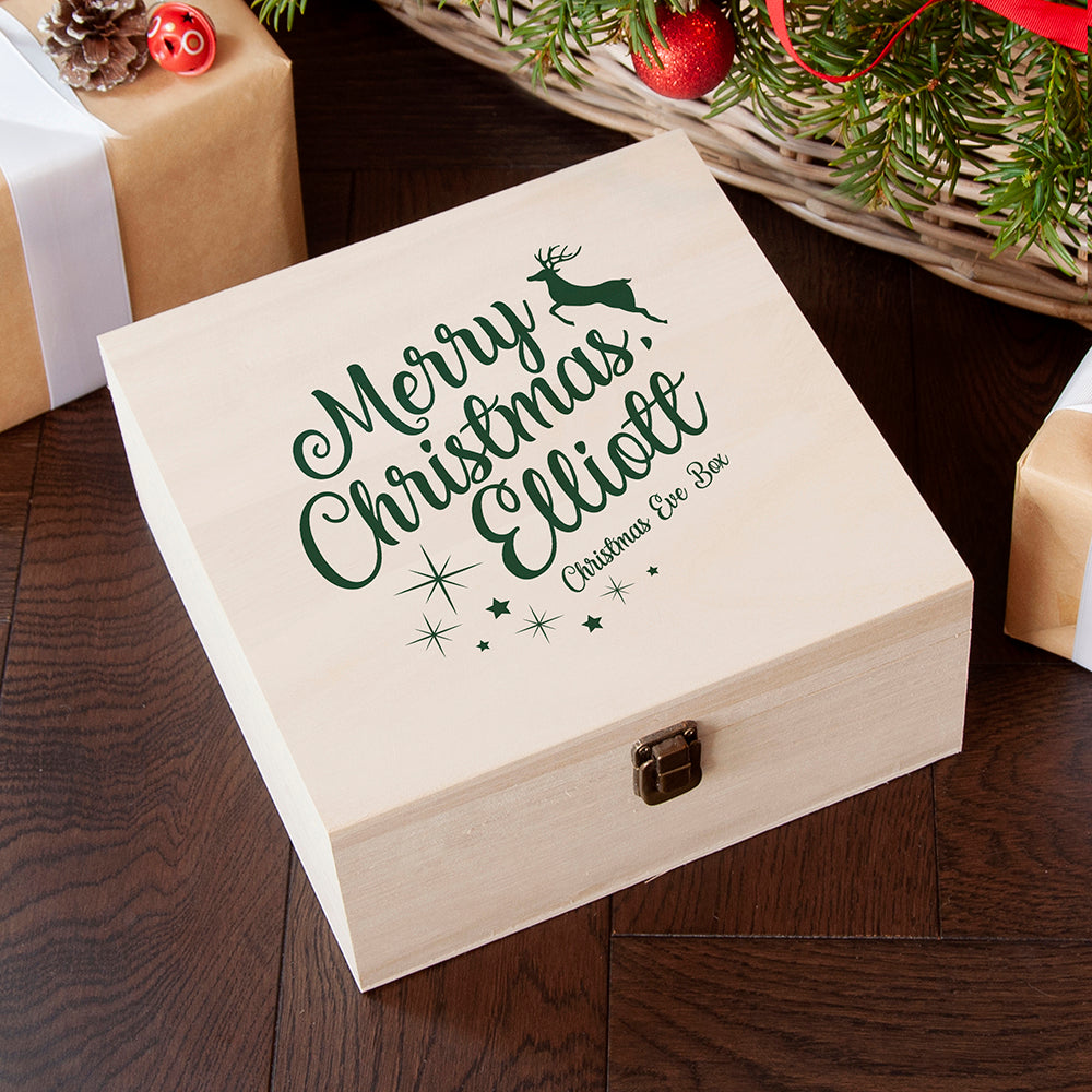Personalised Rudolf Christmas Eve Box - Medium