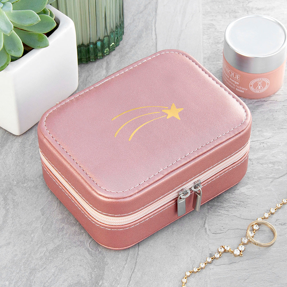Shooting Star Pink Jewellery Case