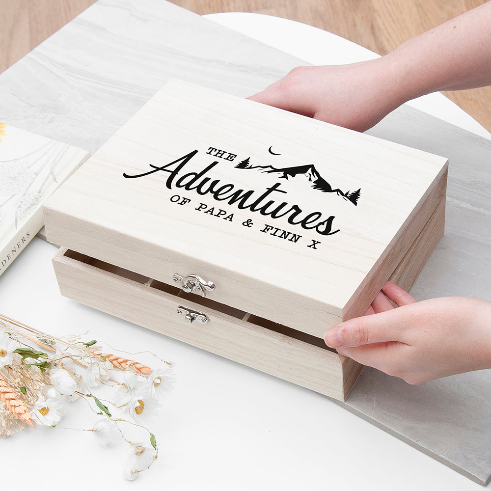 Personalised Adventure Memories Box