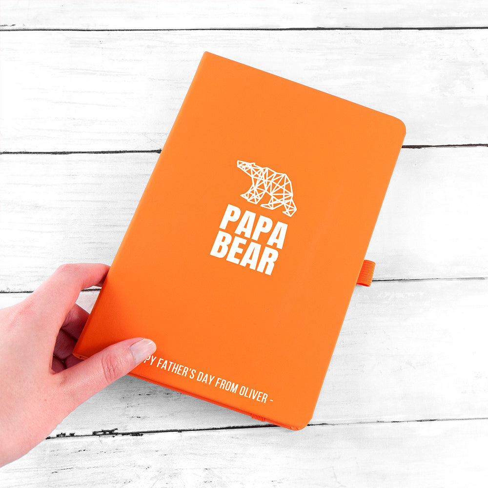 Personalised Bear A5 Notebook