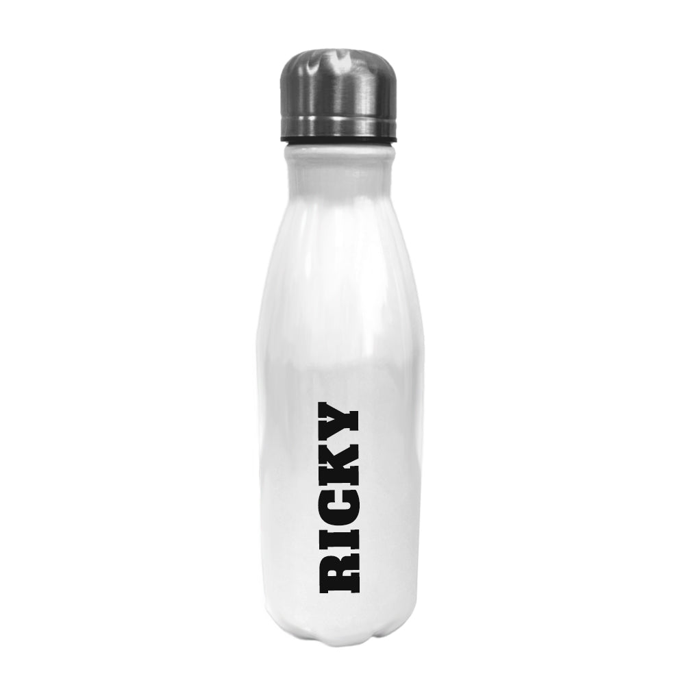 Personalised Bowling Water Bottle - Block