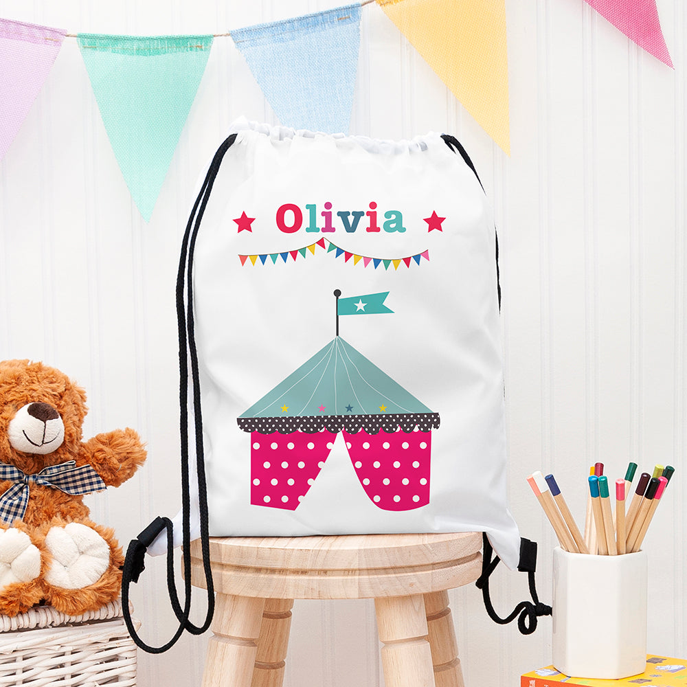 Personalised Circus Waterproof Swim Bag