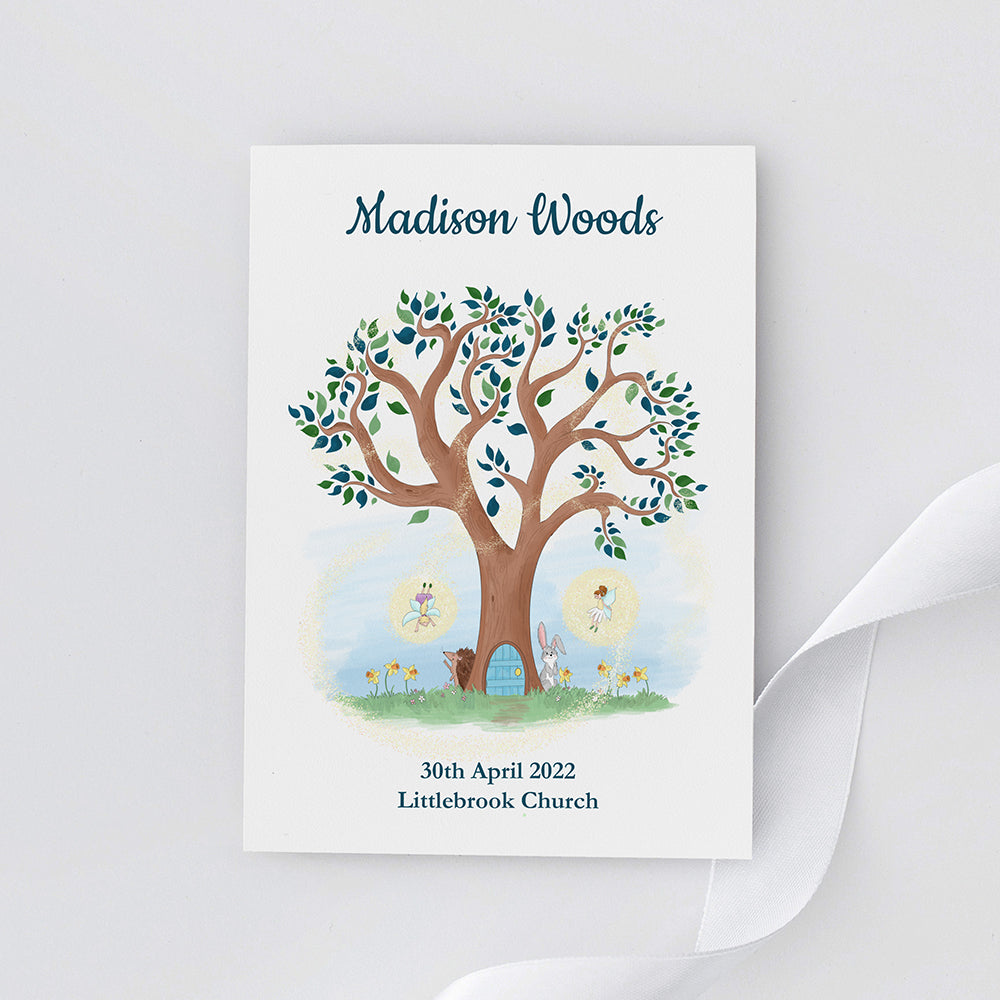 Personalised Fairy Tree Framed Print