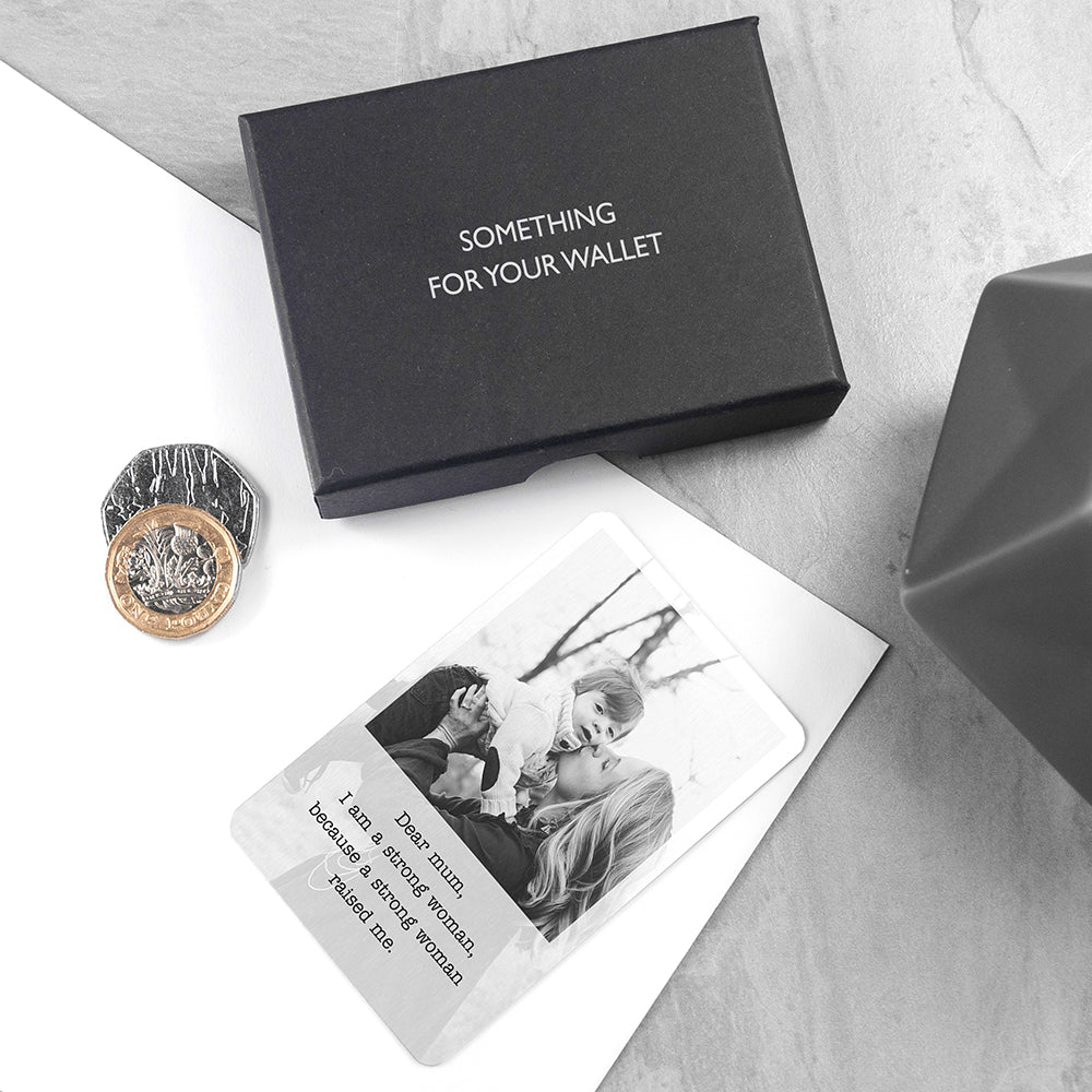 Personalised Mum's Photographic Wallet Keepsake