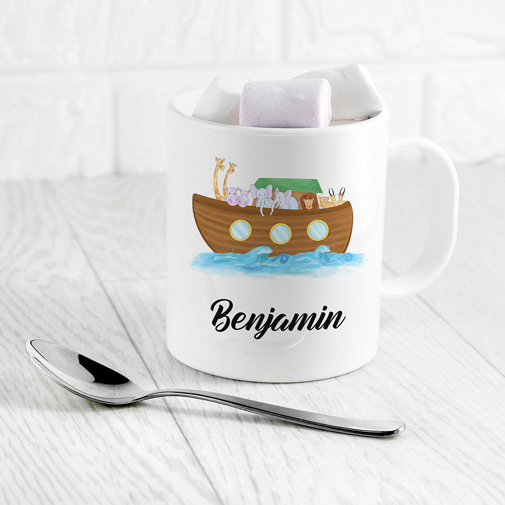 Personalised Noah's Ark Kids Polymer Mug