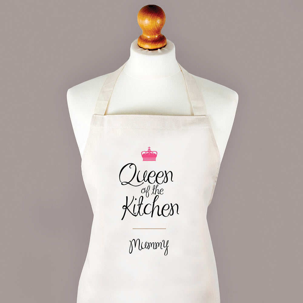 Personalised Queen of the Kitchen Apron