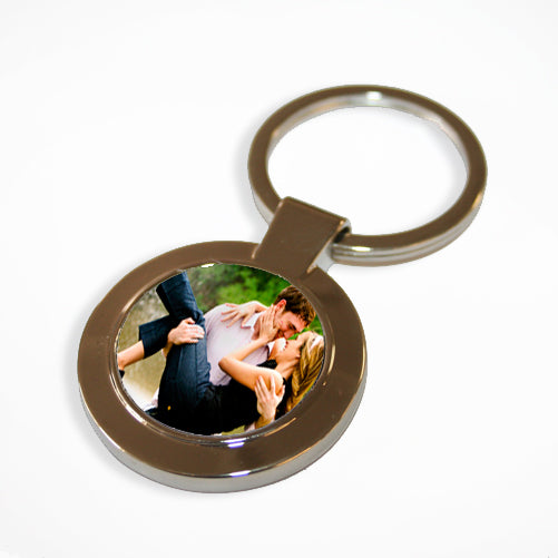 Personalised Round Photo Keyring
