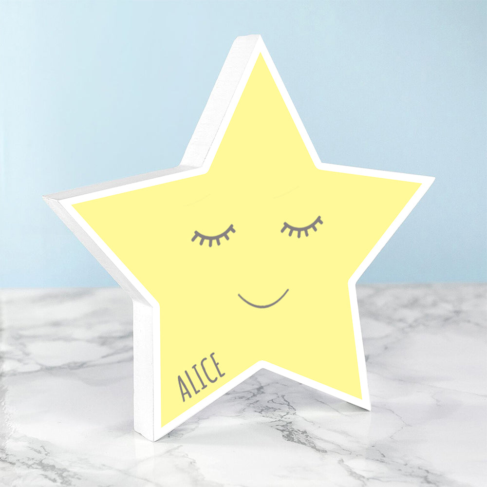 Personalised Smiling Star Keepsake