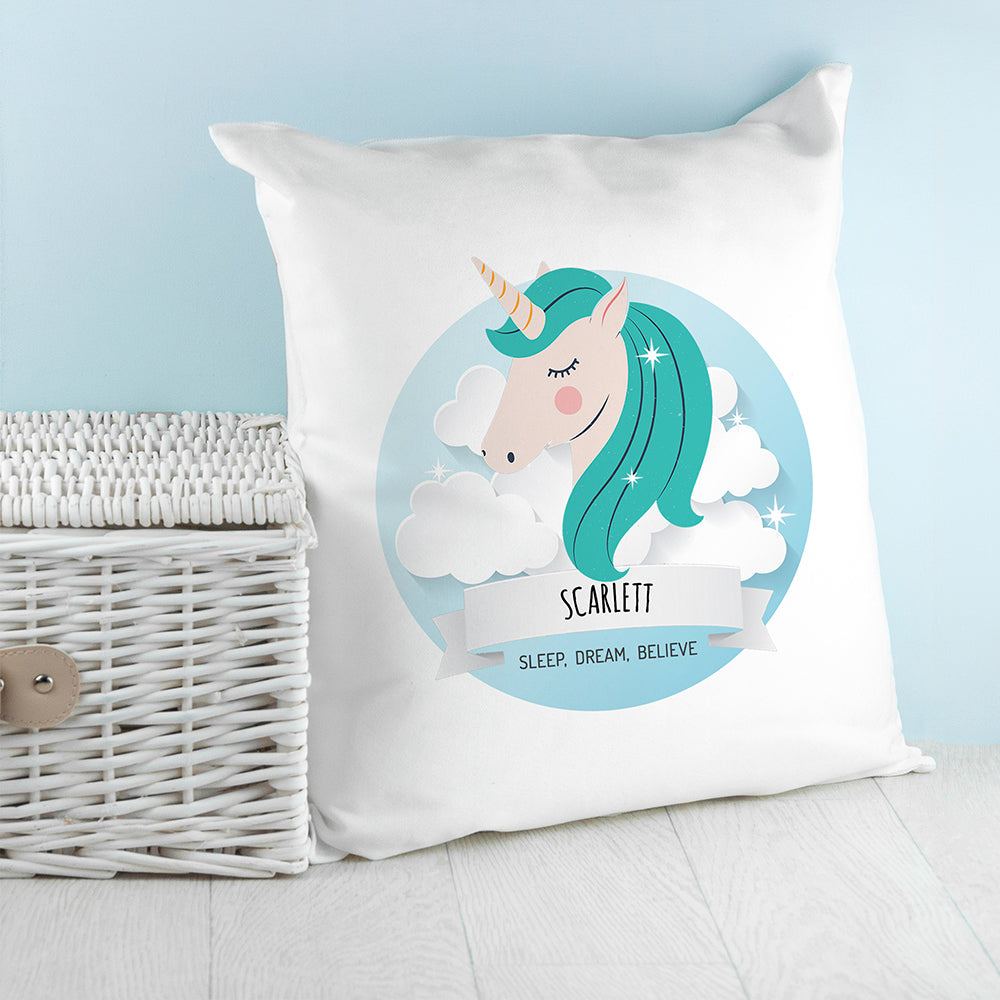 Personalised Sparkle Squad Sweet Dreams Cushion Cover