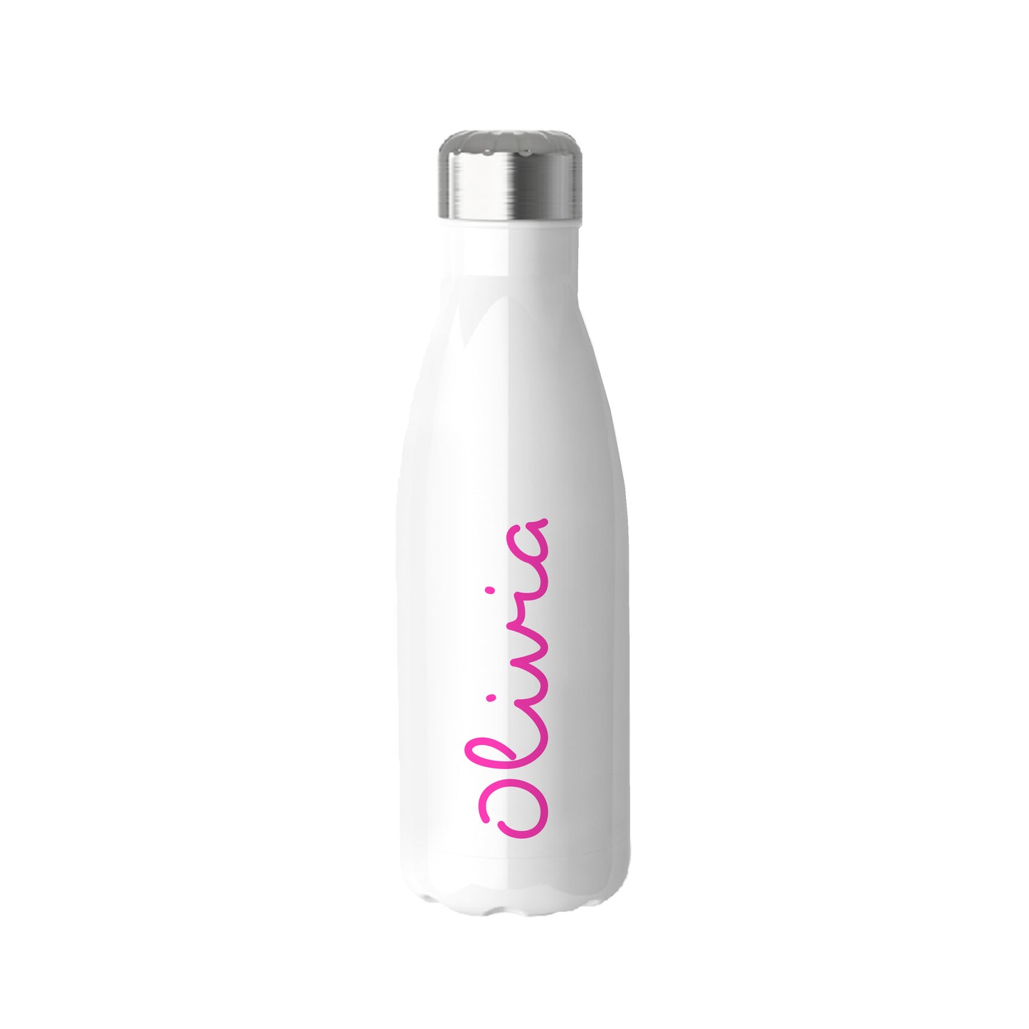Personalised Summer Island Insulated Water Bottle - Pink