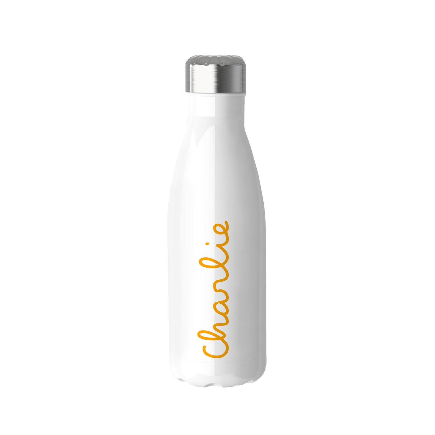 Personalised Summer Island Insulated Water Bottle - Yellow