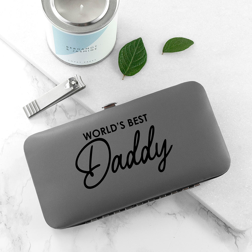 Personalised World's Best Dad Grooming Kit