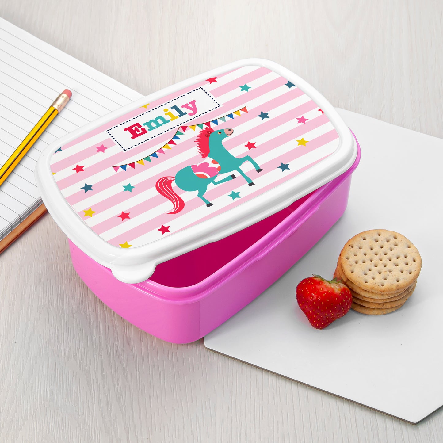 Personalised Kid's Circus Lunch Box