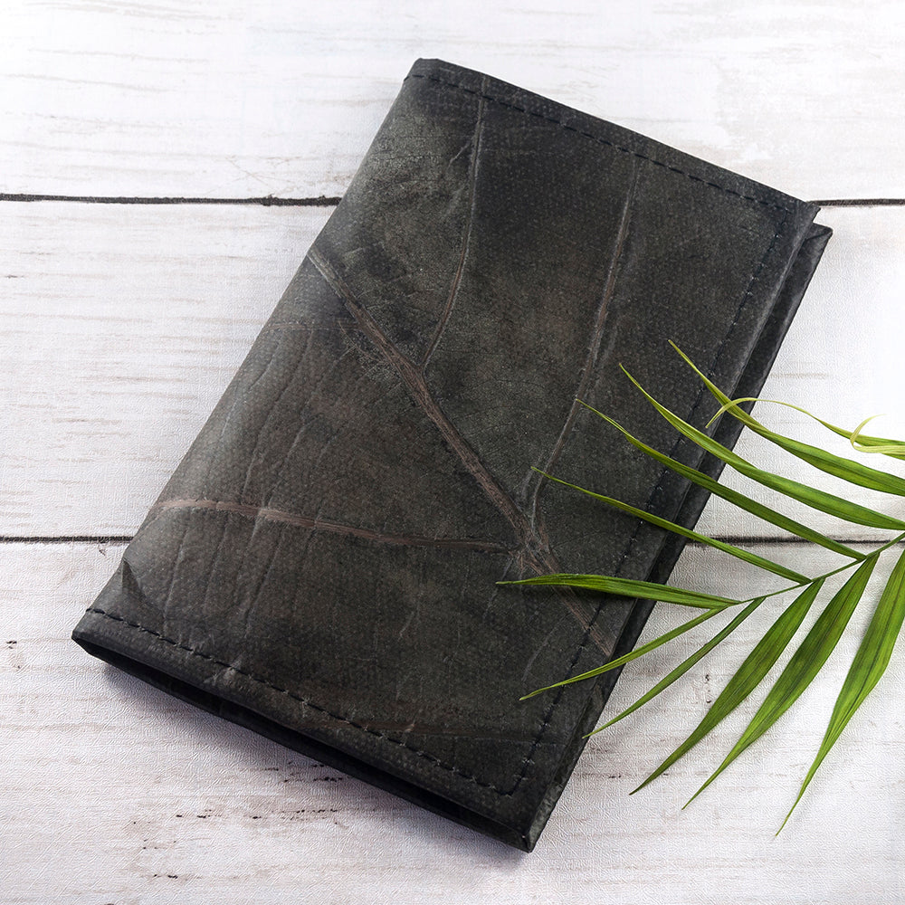 A6 Leaf Leather Notebook 