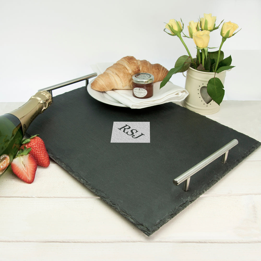 Breakfast In Bed Slate Tray