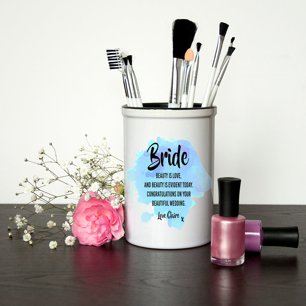 Bridal Personalised Miniature Champagne Bucket 