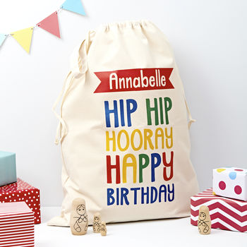 Personalised Child’s Birthday Present Sack