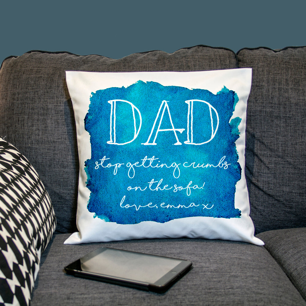 Coastal Watercolour Cover Personalised Cushion Cover