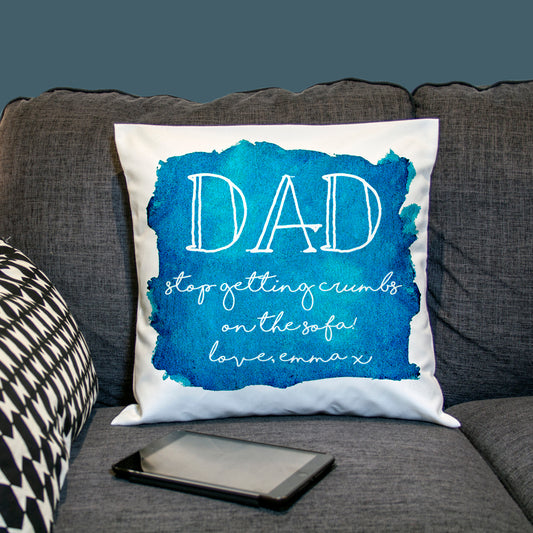 Coastal Watercolour Cover Personalised Cushion Cover