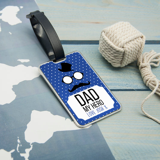 Dad You Are My Hero Luggage Tag