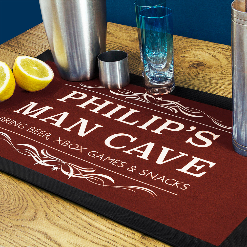 Gentlemen's Man Cave Bar Mat