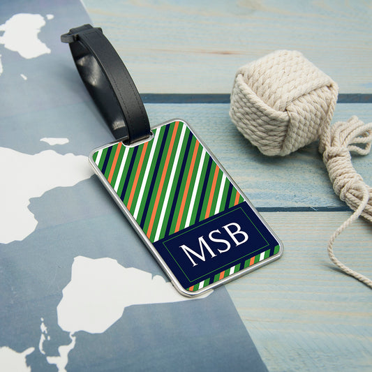 Gentlemen's Uniformed Monogrammed Luggage Tag