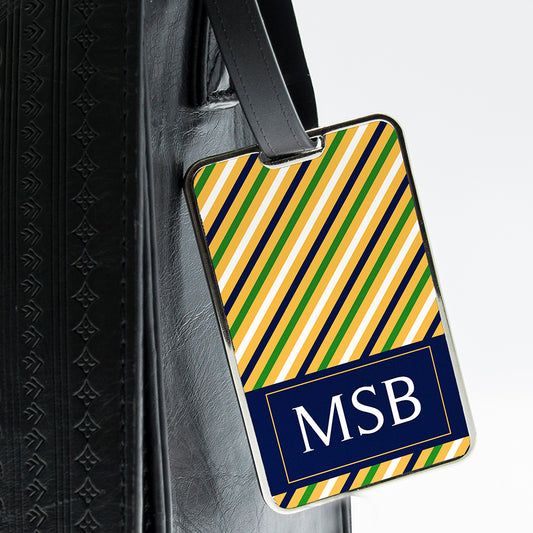 Gentlemen's Uniformed Monogrammed Luggage Tag
