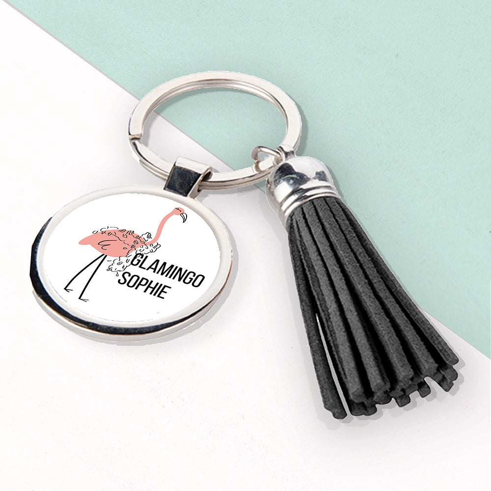 Glamingo Tassle Keyring