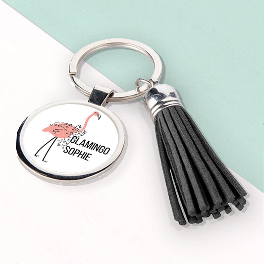 Glamingo Tassle Keyring