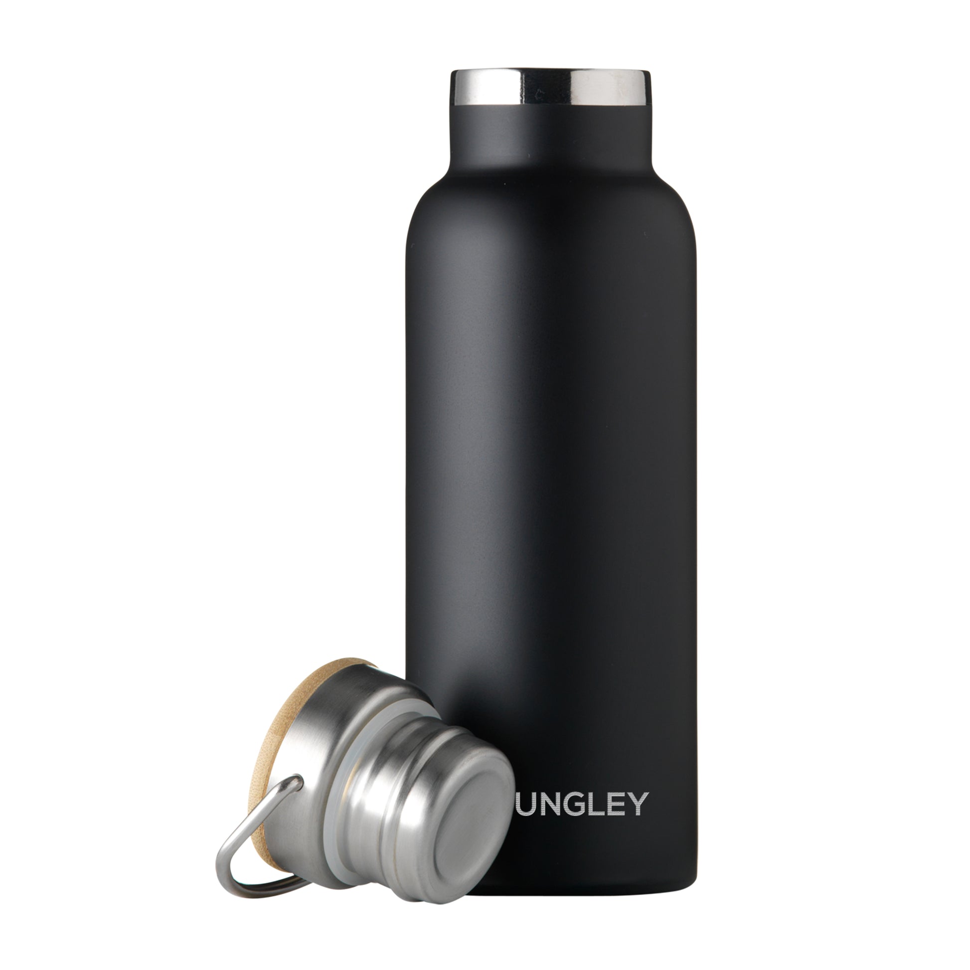 Jungley Insulated Water Bottle 17oz Bamboo Lid