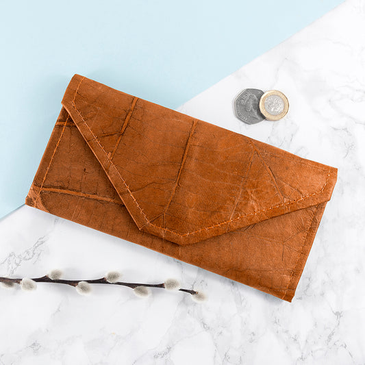 Leaf Leather Women's Envelope Wallet