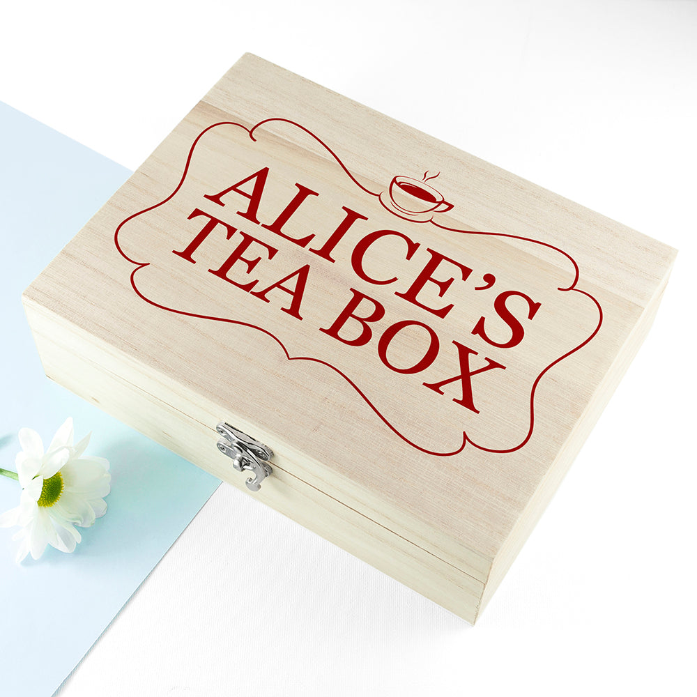 Personalised Love Chai Tea Box