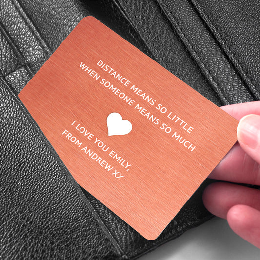 Love Note Metal Wallet Keepsake