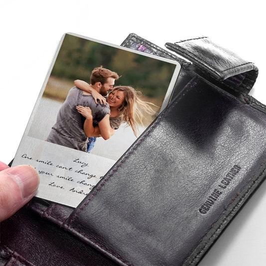 Moment in Time Metal Wallet Keepsake