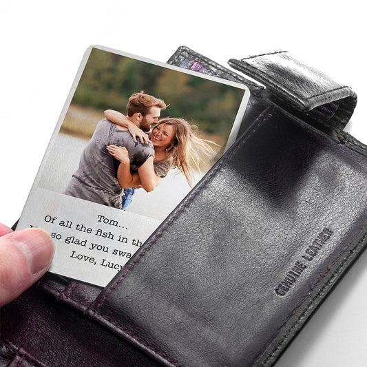 Moment in Time Metal Wallet Keepsake